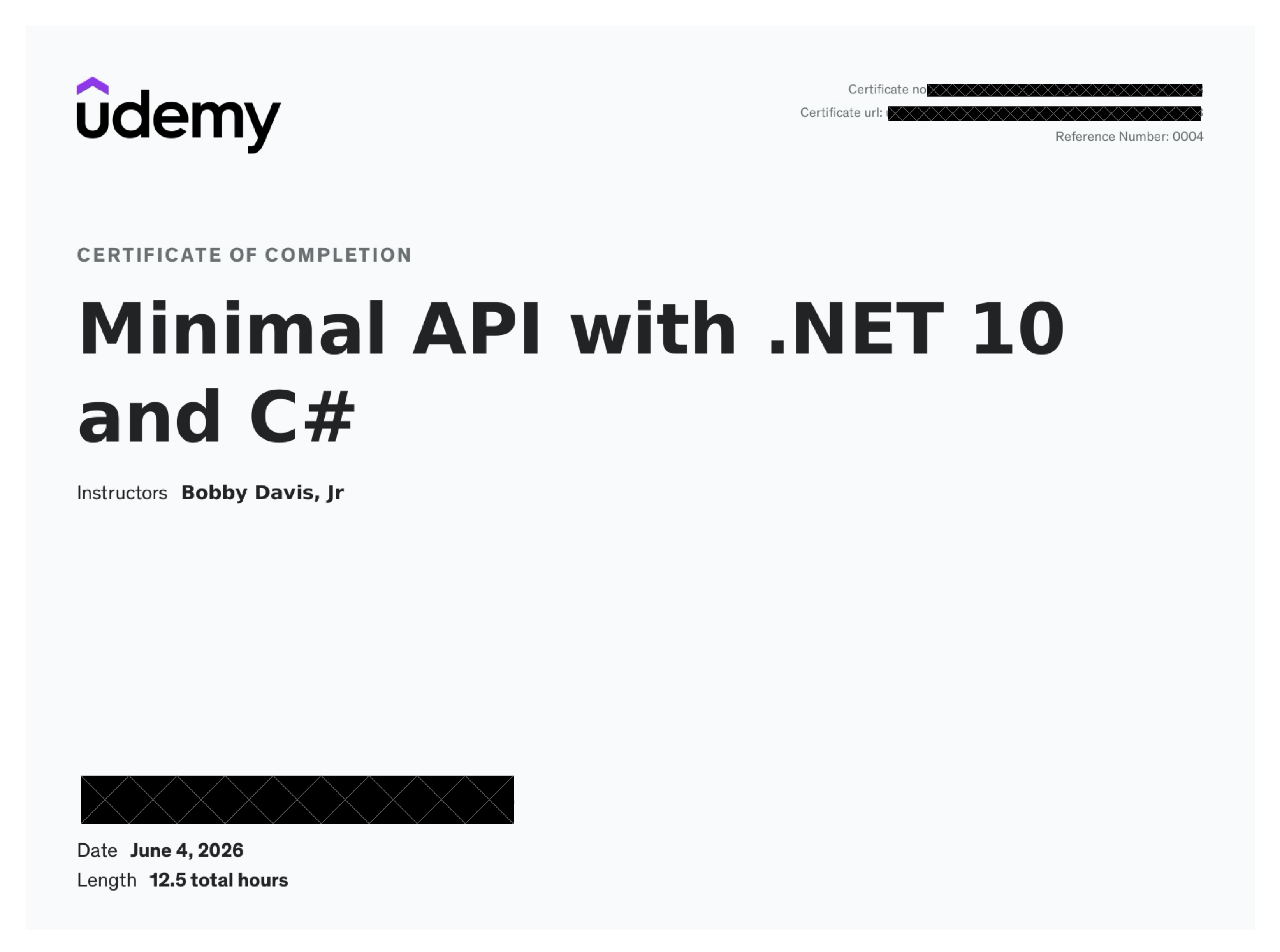 .NET Certificate